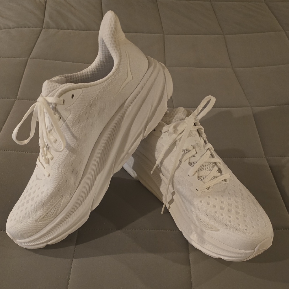 Hoka Women's White Athletic Shoes